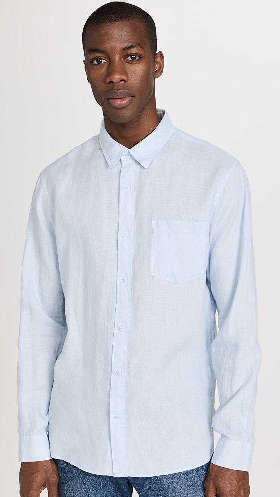 Vince Linen Shirt | Shopbop Product Image