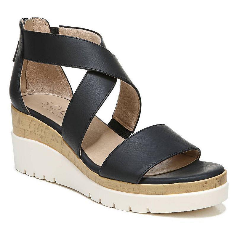 SOUL Naturalizer Goodtimes Womens Wedge Sandals Product Image