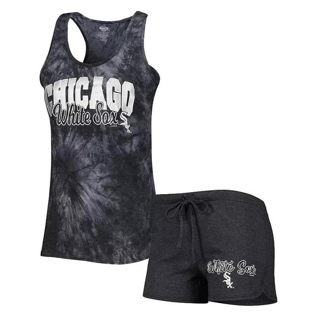 Womens Concepts Sport Charcoal Chicago White Sox Billboard Racerback Tank & Shorts Sleep Set Product Image