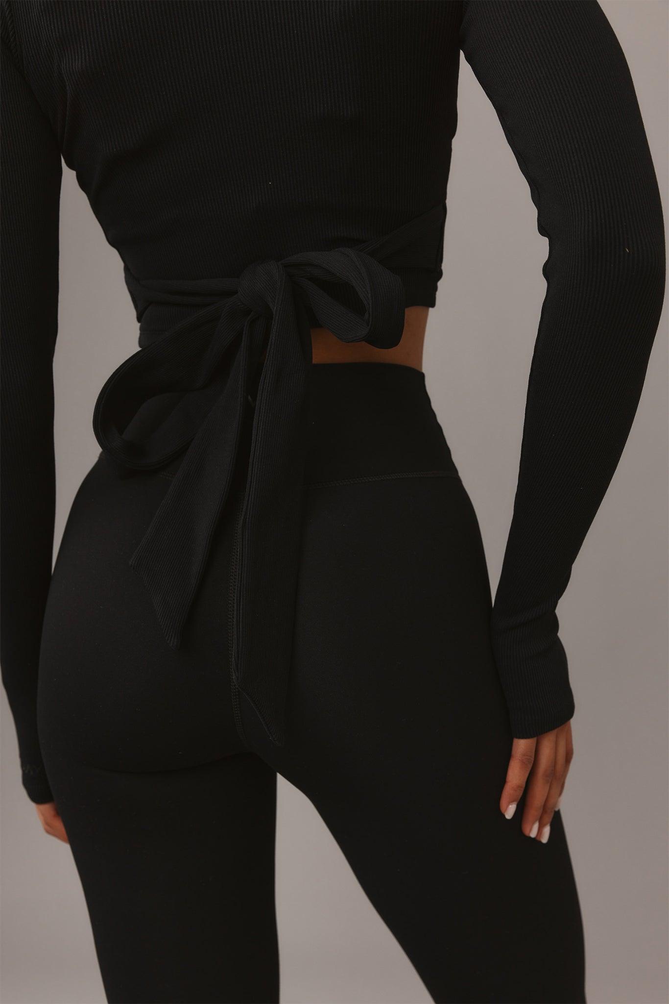 Yosemite Top - Black Thick Rib Product Image