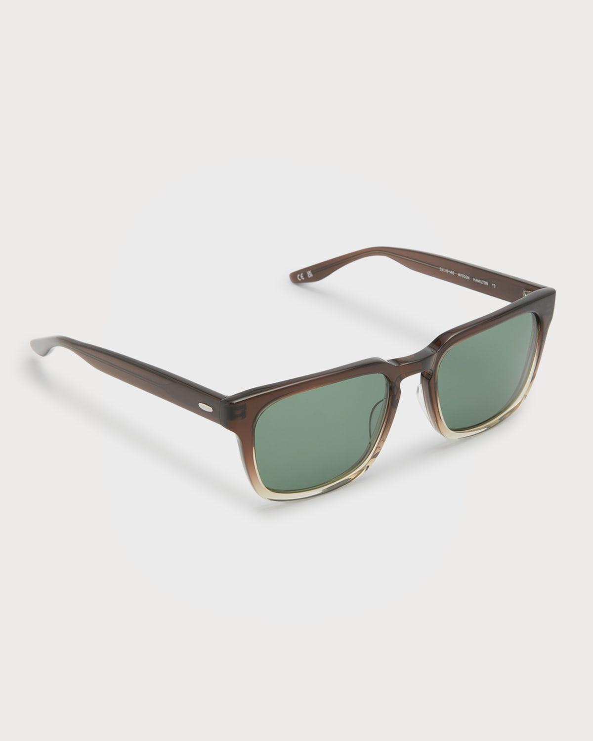 Mens Hamilton 53MM Rectangle Sunglasses Product Image