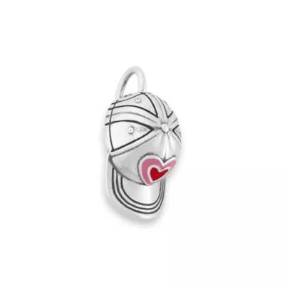 Enamel Heart Ball Cap Charm Product Image