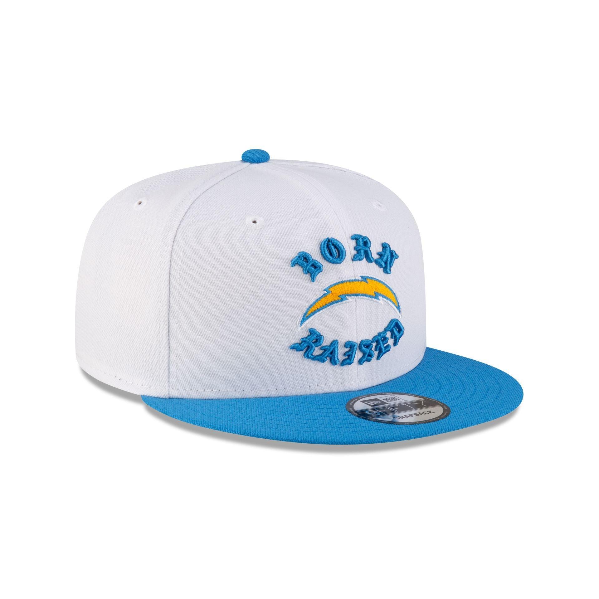 Born x Raised Los Angeles Chargers White 9FIFTY Snapback Male Product Image