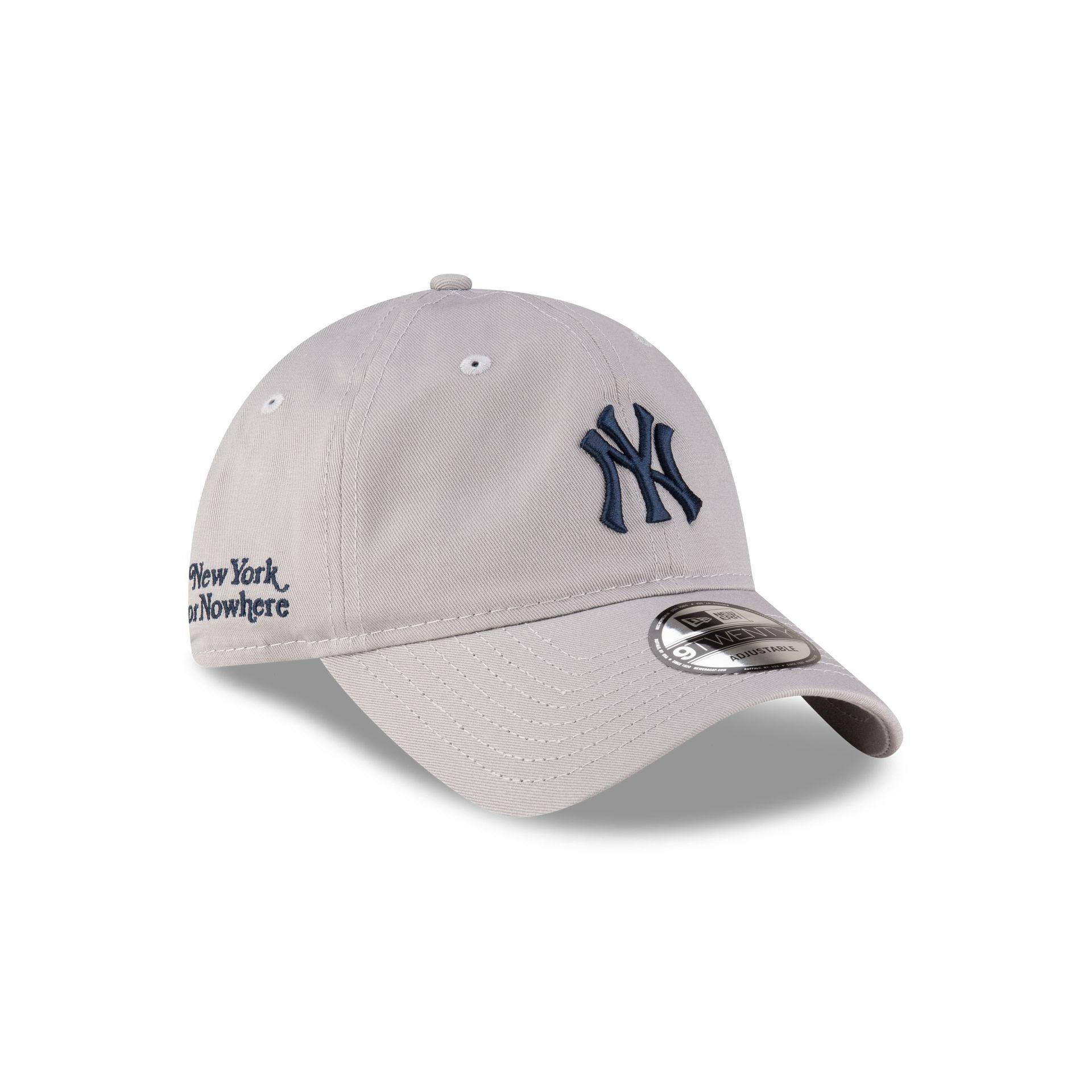 New York or Nowhere x New York Yankees Gray Logo 9TWENTY Adjustable Hat Male Product Image