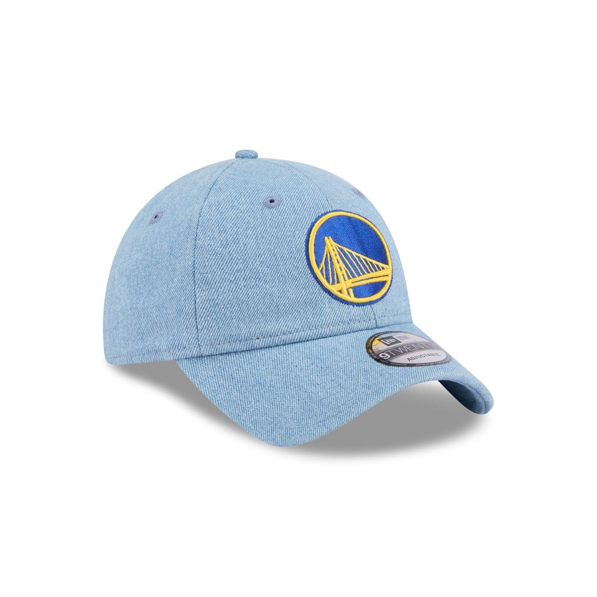 Golden State Warriors Washed Denim 9TWENTY Adjustable Hat Male Product Image