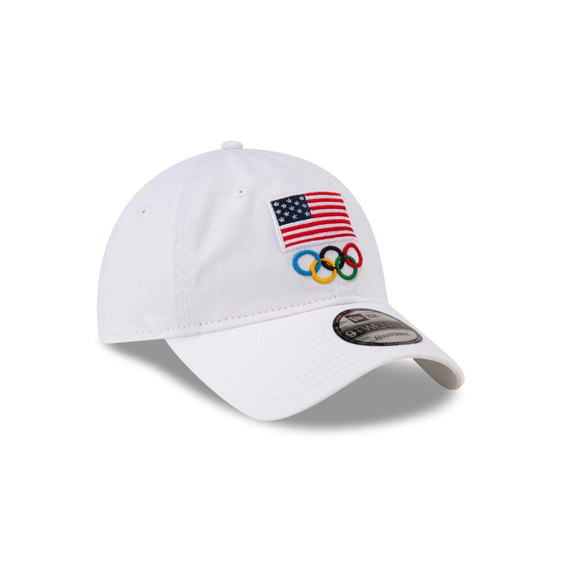 Team USA Olympics White 9TWENTY Adjustable Hat Male Product Image