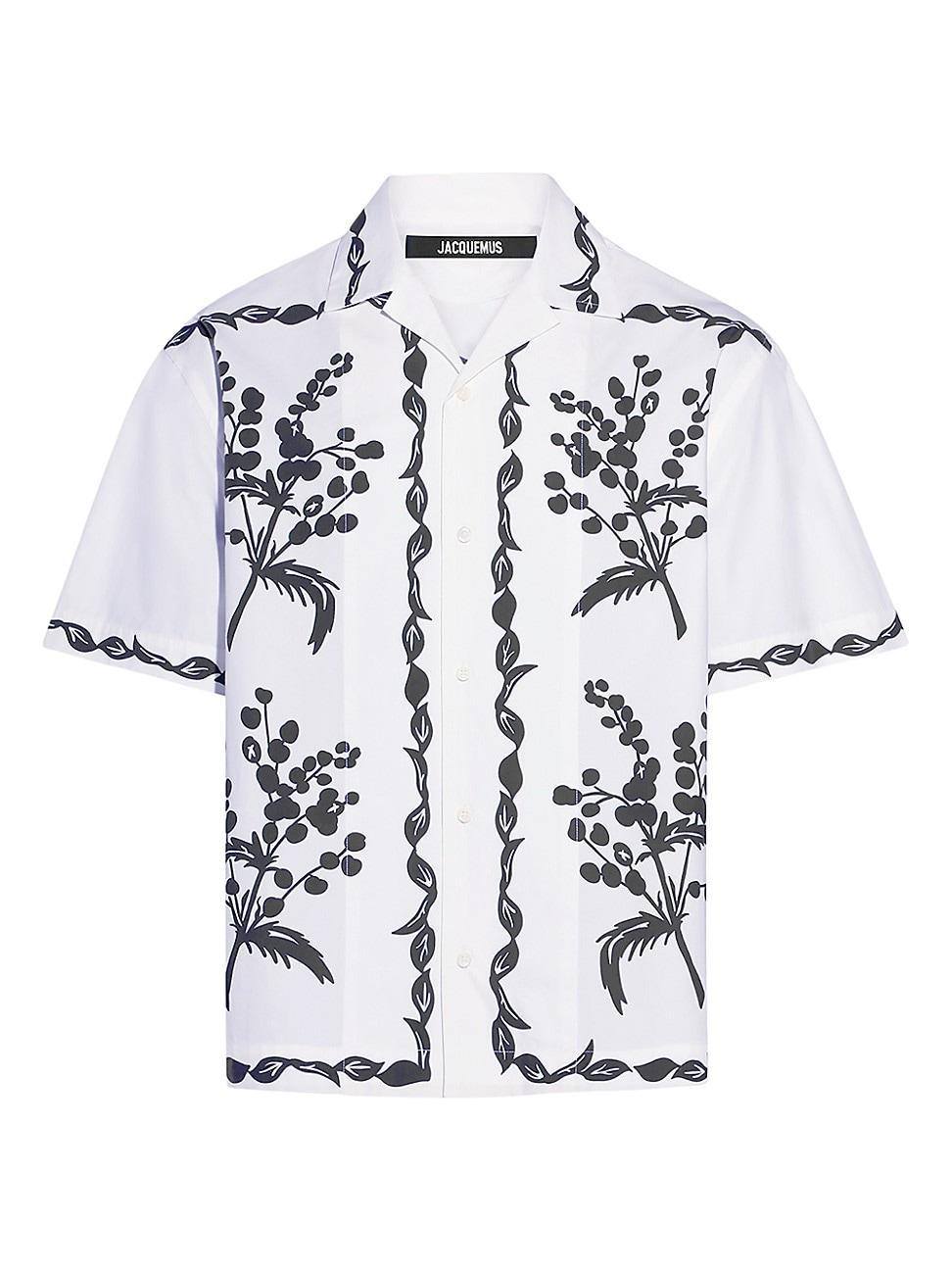 Mens Jean Mimosa Cotton Camp Shirt Product Image