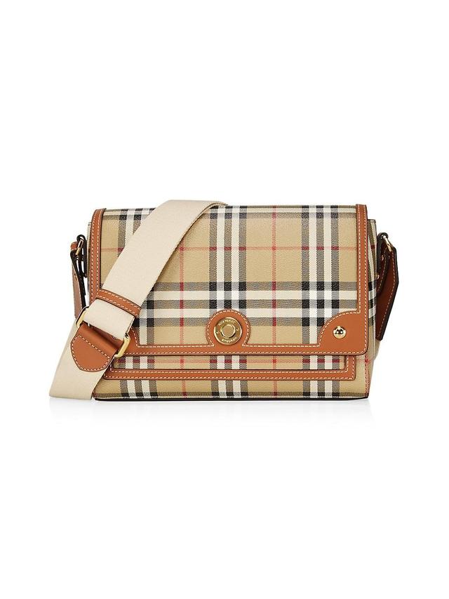 burberry Medium Note Coated Canvas Crossbody Bag Product Image