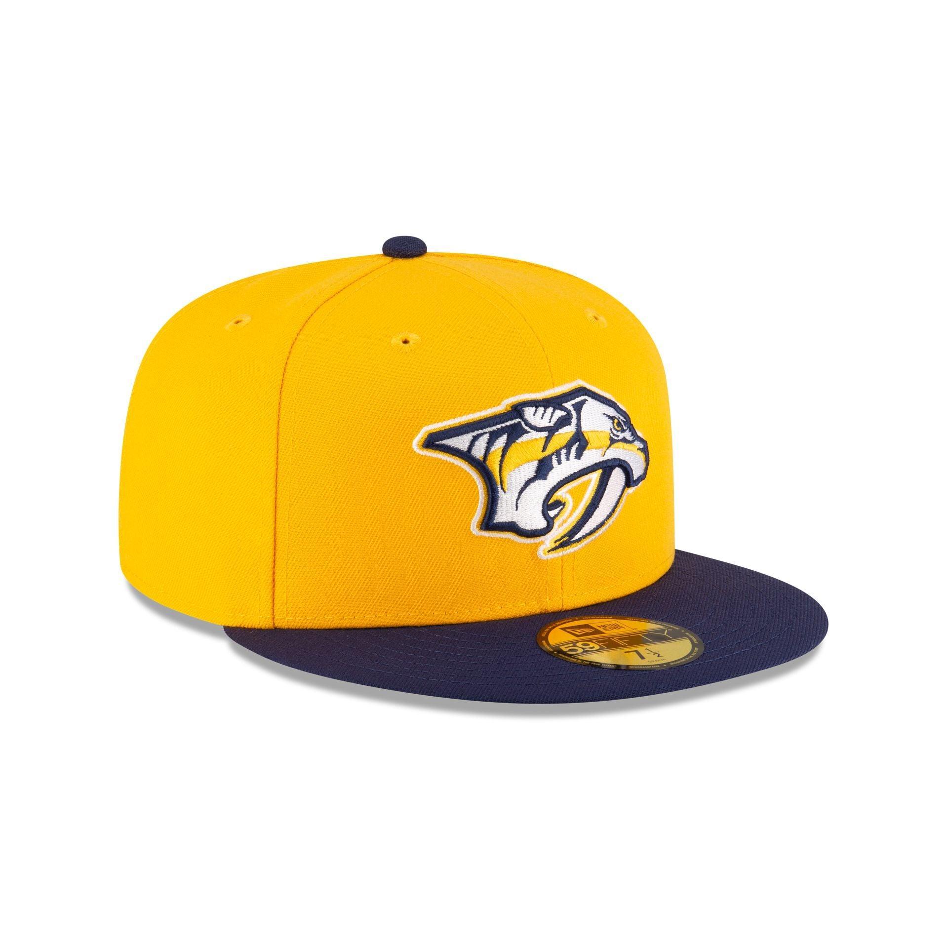 Nashville Predators Yellow 59FIFTY Fitted Hat Male Product Image