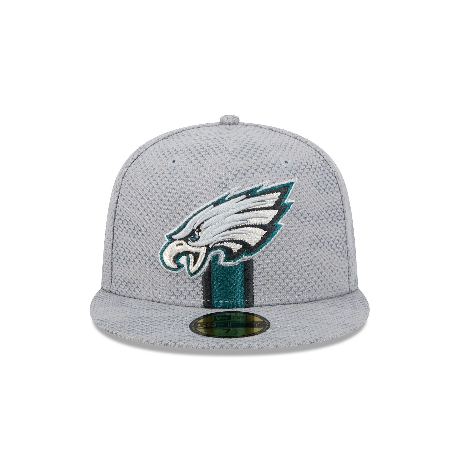 Philadelphia Eagles 2024 Sideline Gray 59FIFTY Fitted Hat Male Product Image