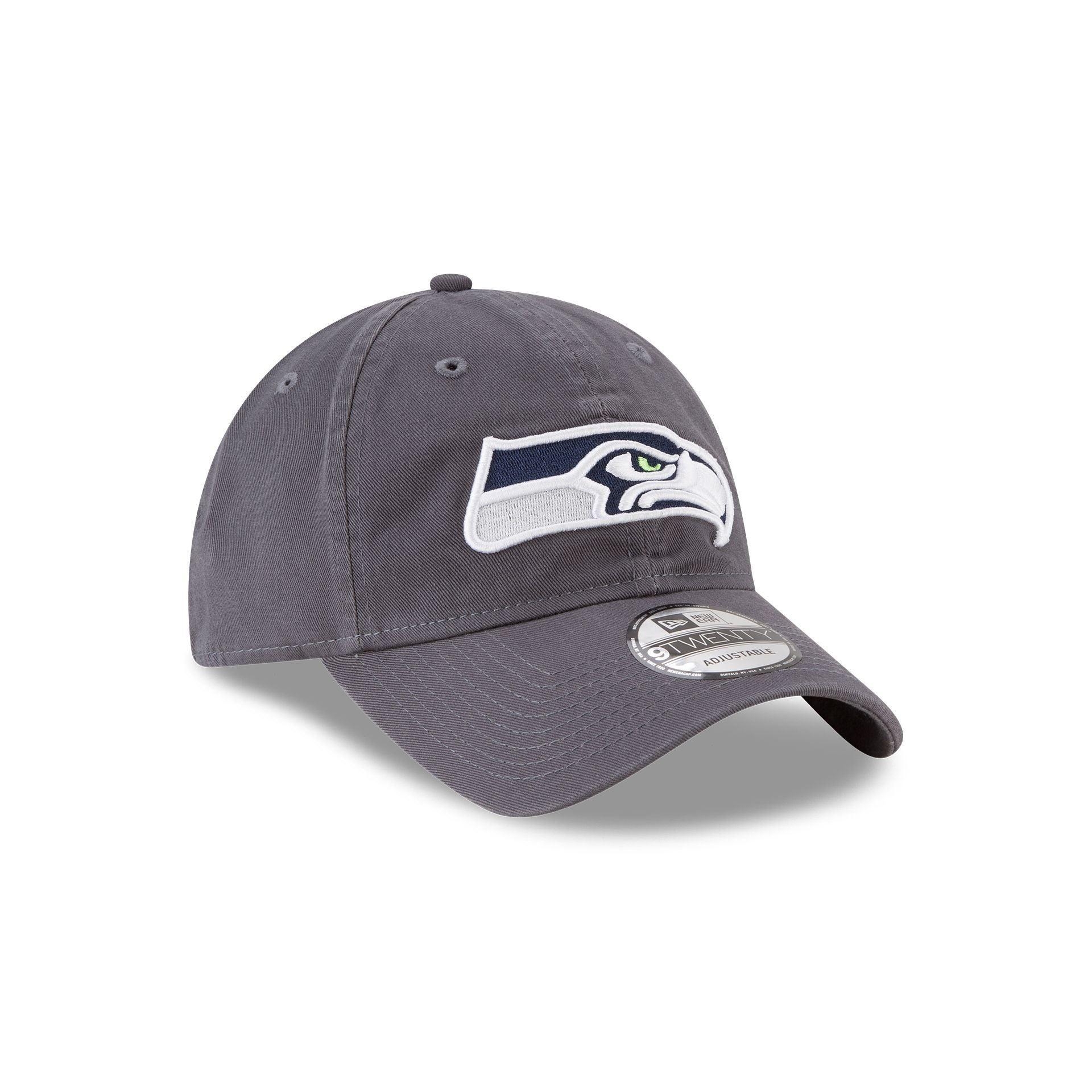 Seattle Seahawks NFL Core Classic Graphite 9TWENTY Adjustable Hat Male Product Image