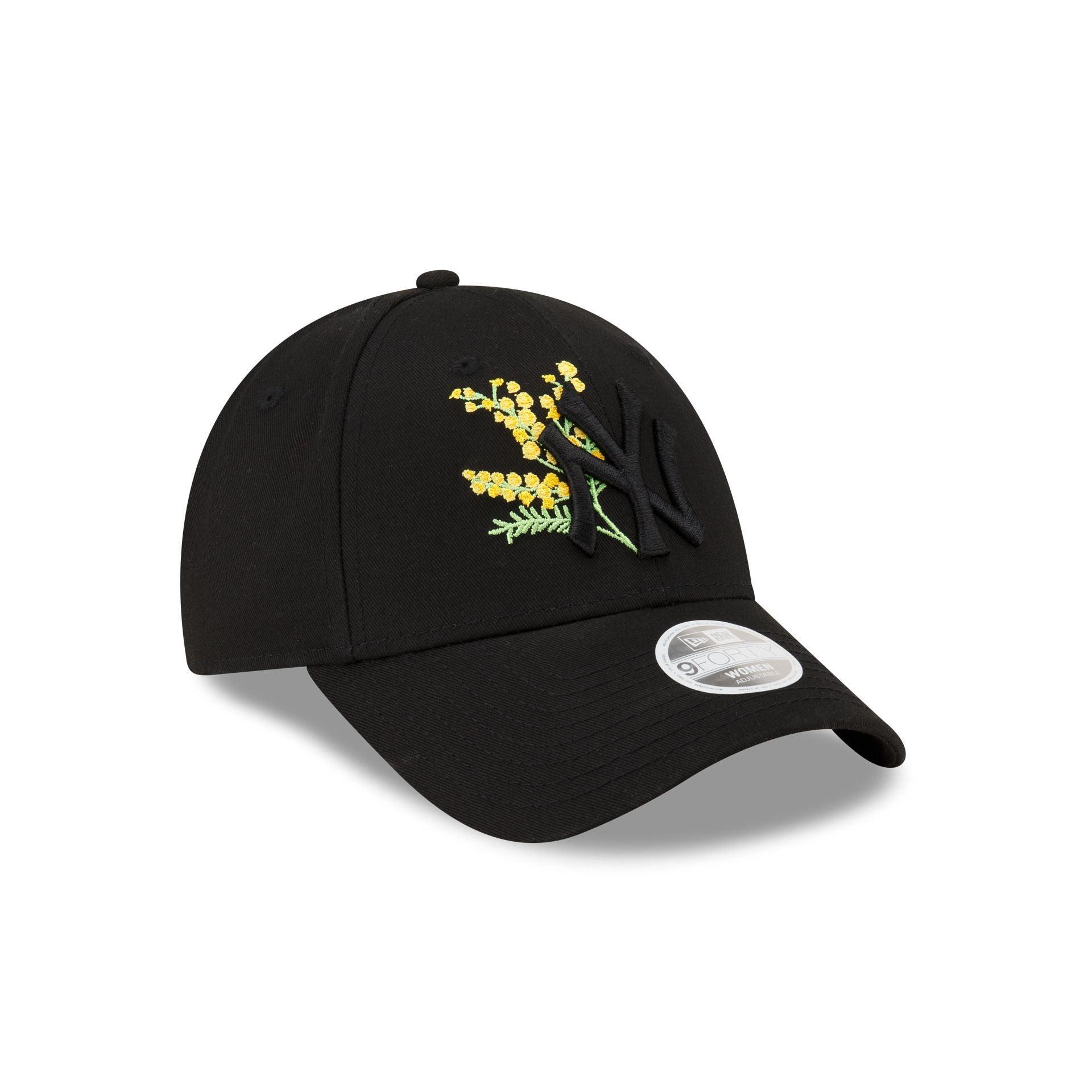 New York Yankees Black Mimosa Women's 9FORTY Adjustable Hat Female Product Image