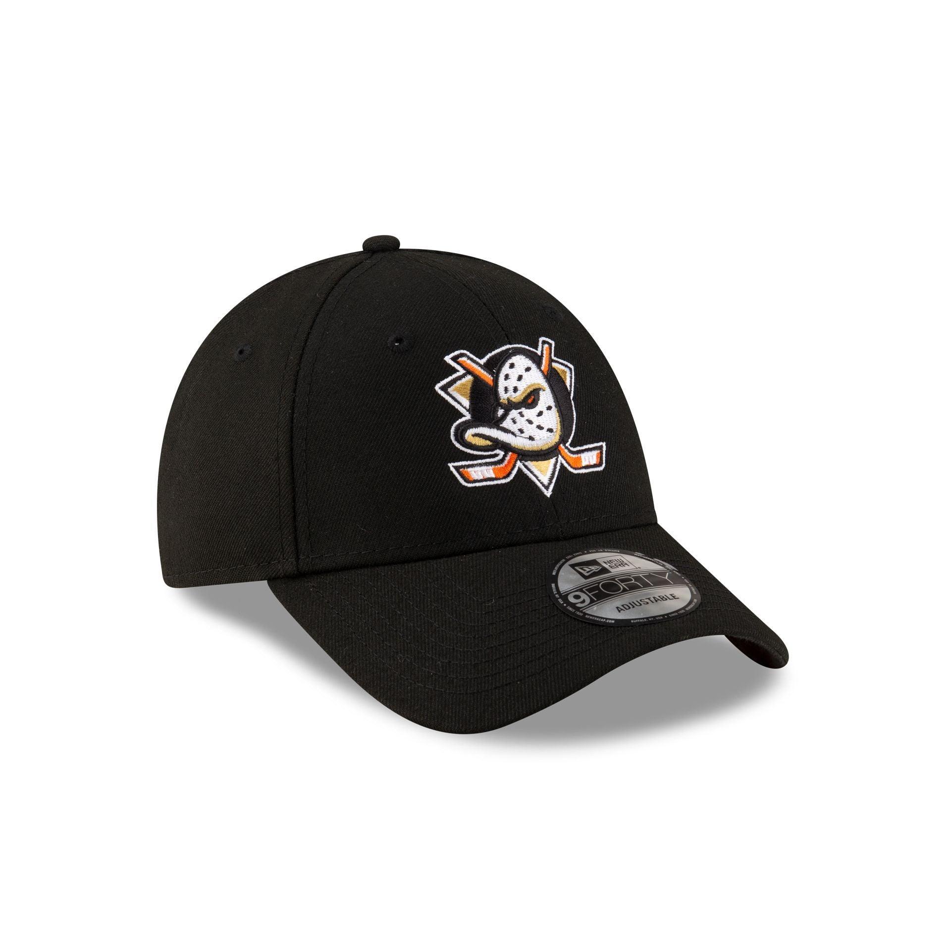 Anaheim Ducks Black 9FORTY Adjustable Hat Male Product Image