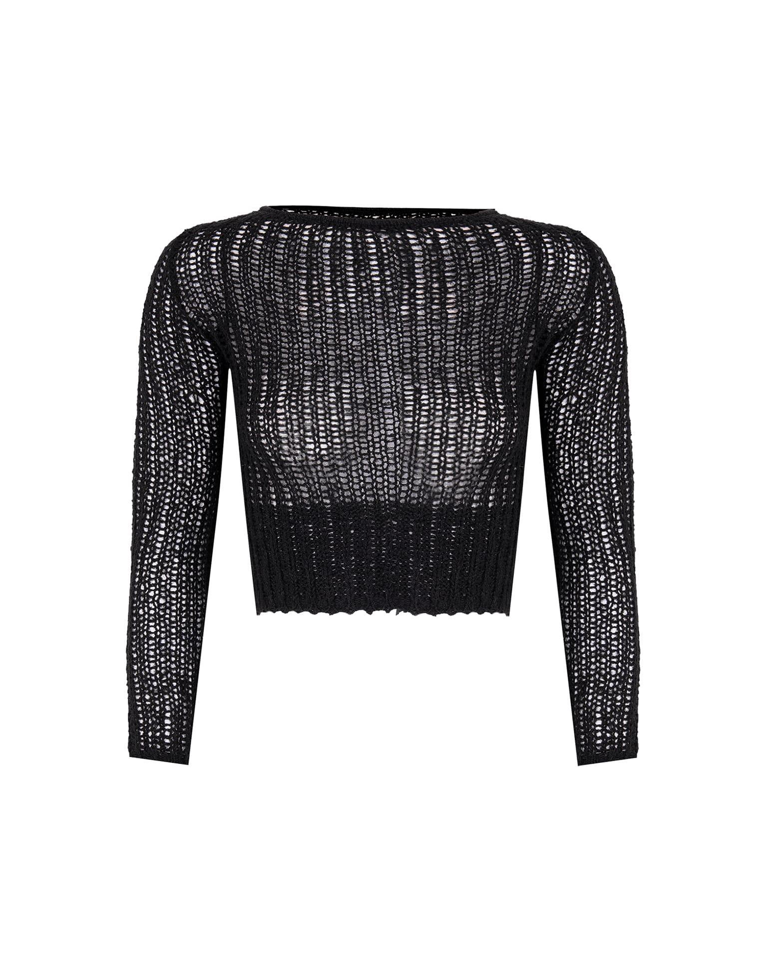 Ronny Pullover Sweater - Black Product Image