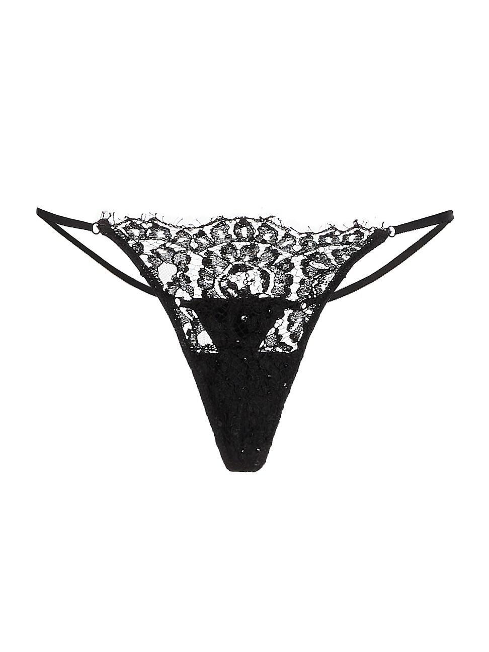 Womens Beaded Lace G-String Product Image