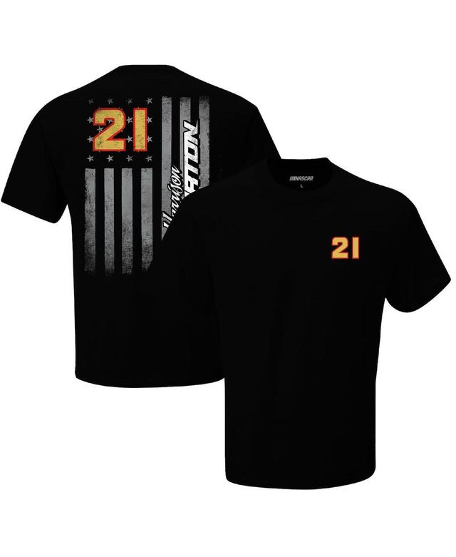 Mens Checkered Flag Black Harrison Burton Exclusive Tonal Flag T-shirt Product Image