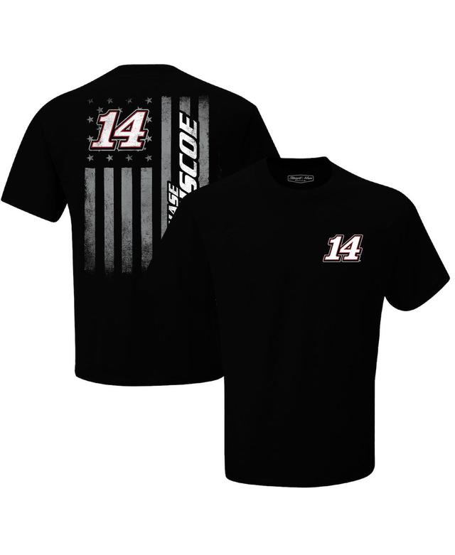 Mens Stewart-Haas Racing Team Collection Black Chase Briscoe Exclusive Tonal Flag T-shirt Product Image