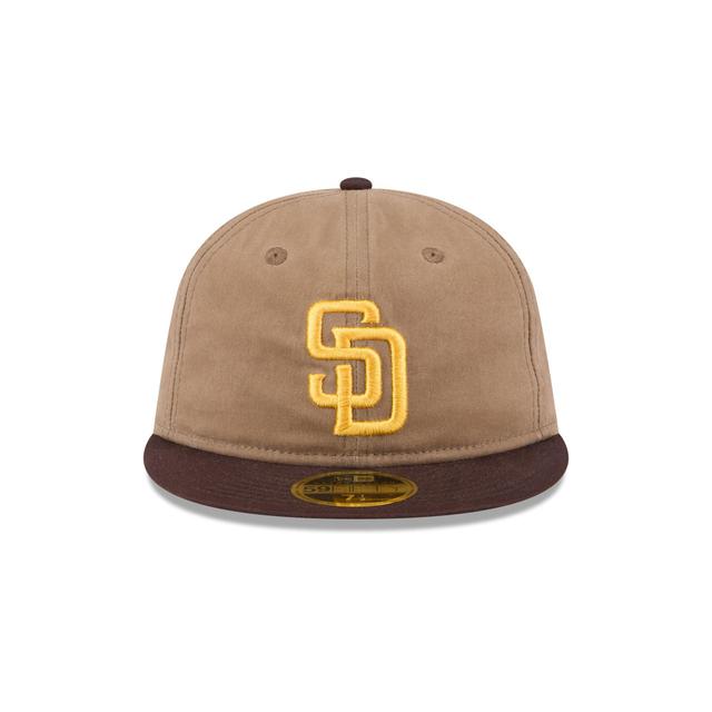 San Diego Padres Wax Canvas Retro Crown 59FIFTY Fitted Hat Male Product Image