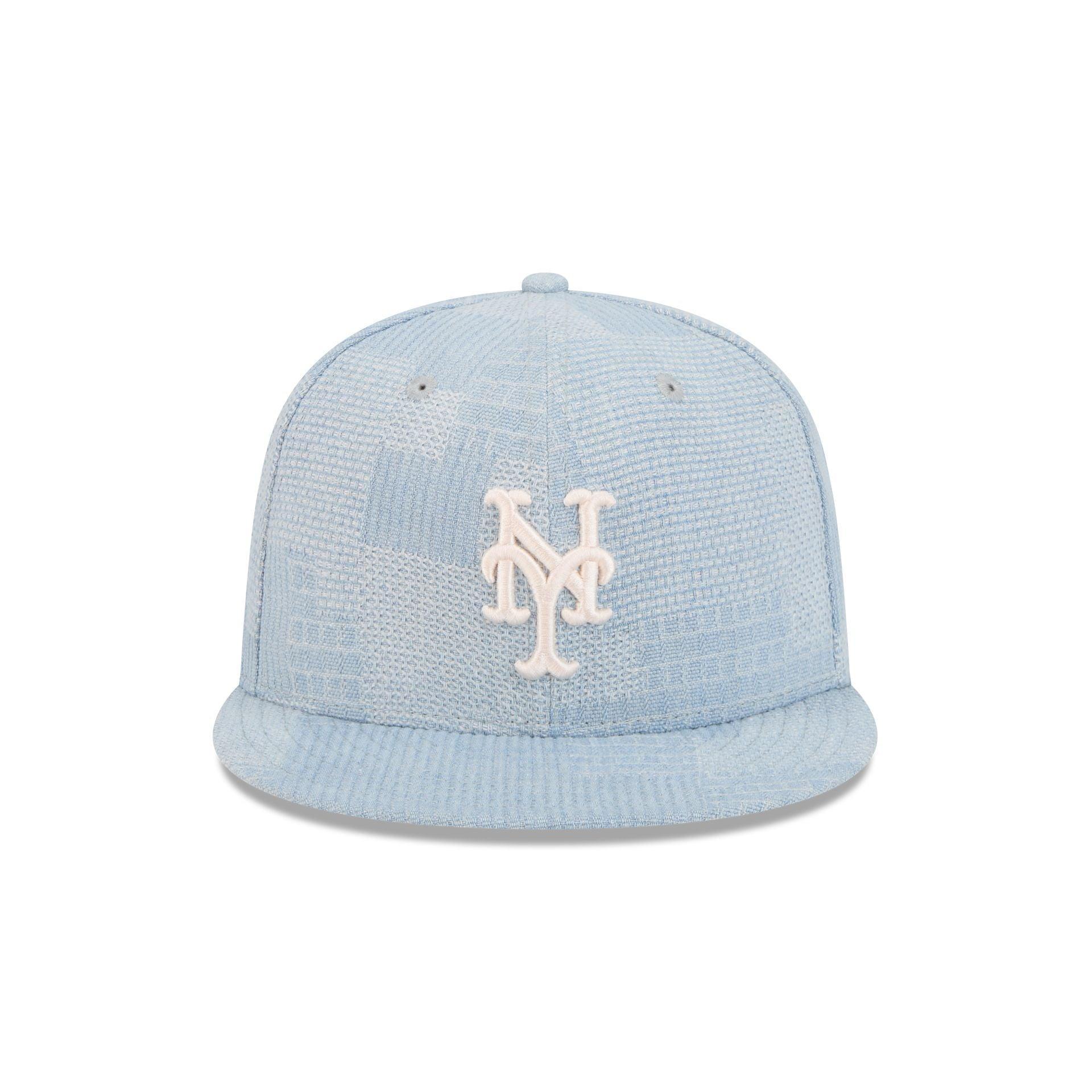 New York Mets Denim Patchwork 9FIFTY Snapback Hat Male Product Image