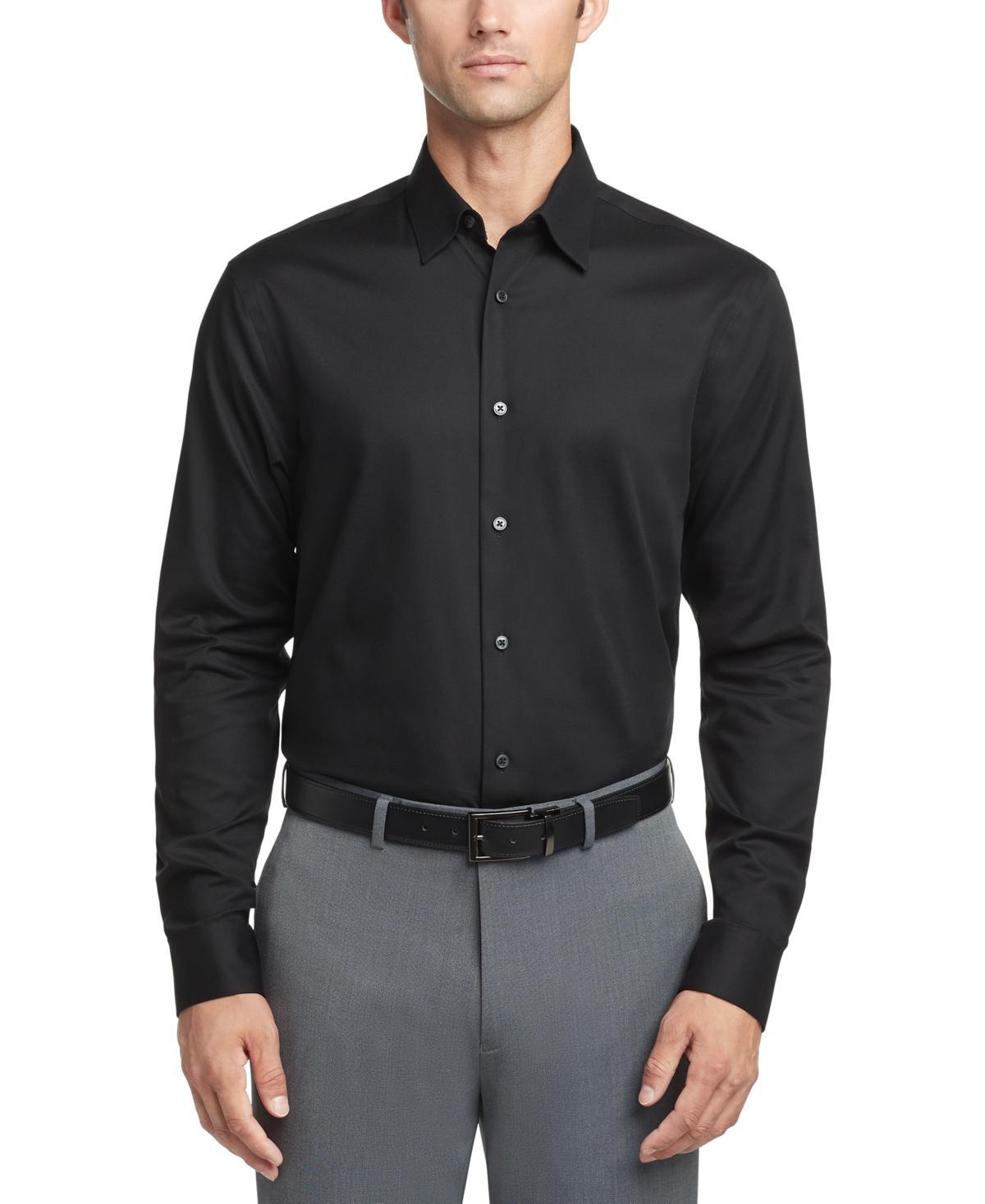 Calvin Klein Mens Steel+ Regular Non-Iron Stretch Performance Dress Shirt Product Image