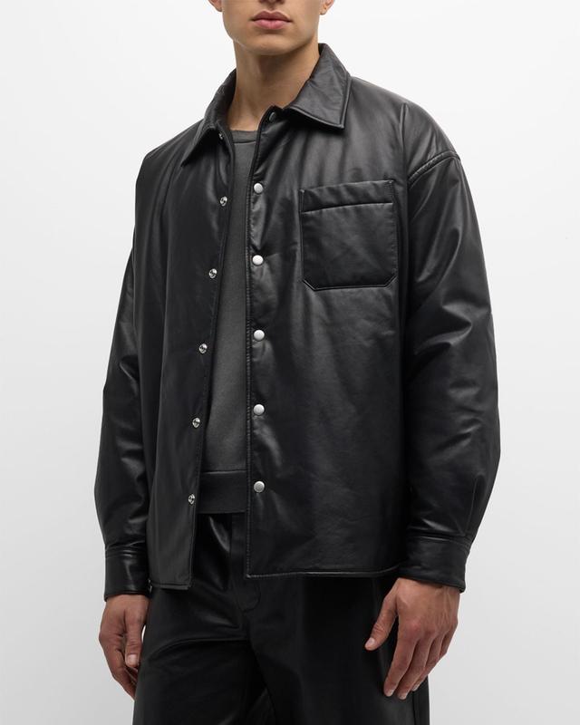 Mens Leather Scout Overshirt Product Image