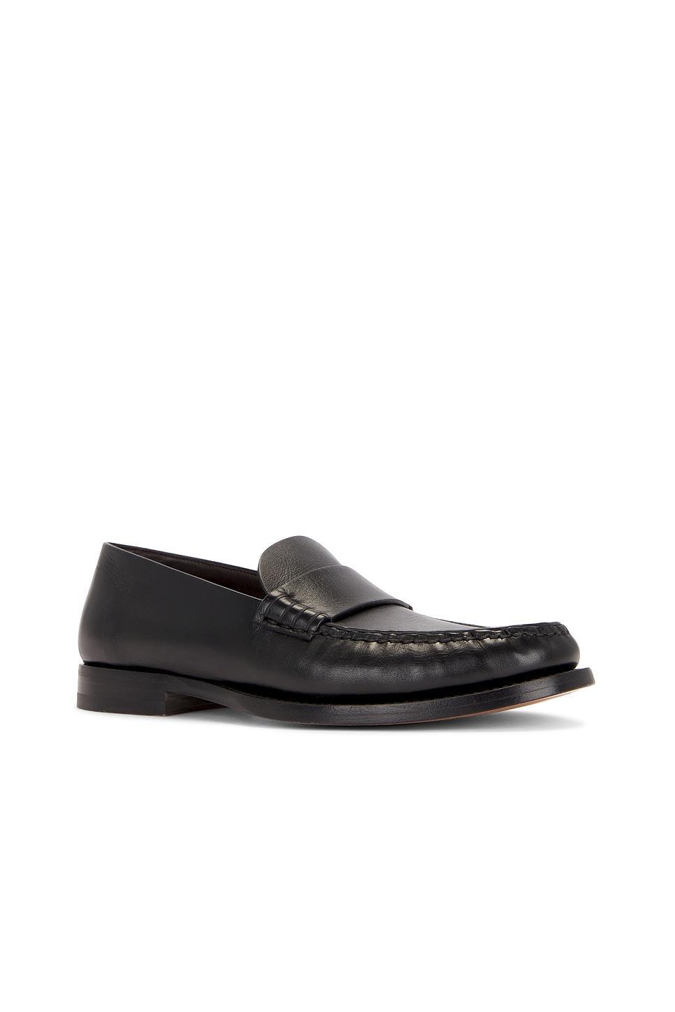 THE ROW Novus Mocassin Loafer In Black Product Image