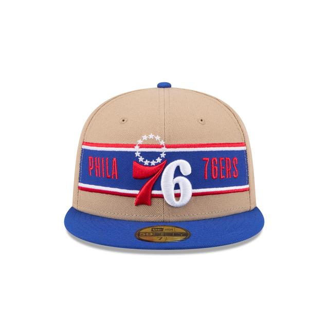 Philadelphia 76ers 2024 Draft 59FIFTY Fitted Hat Male Product Image