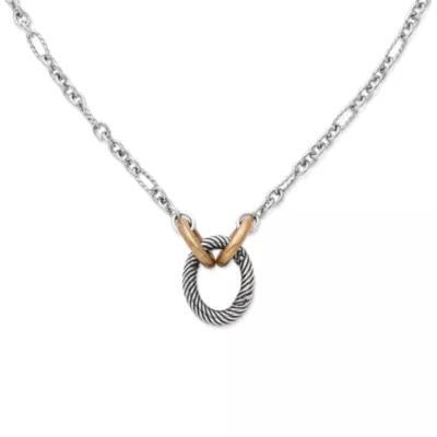 Oval Twist Changeable Charm Necklace Product Image