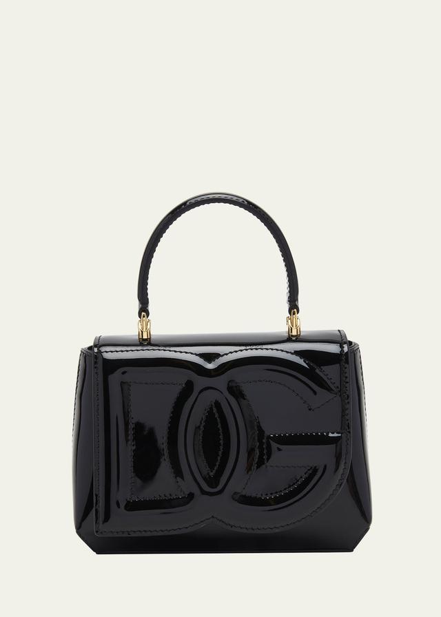 Dolce & Gabbana Mini DG Logo Daily Leather Tote Product Image