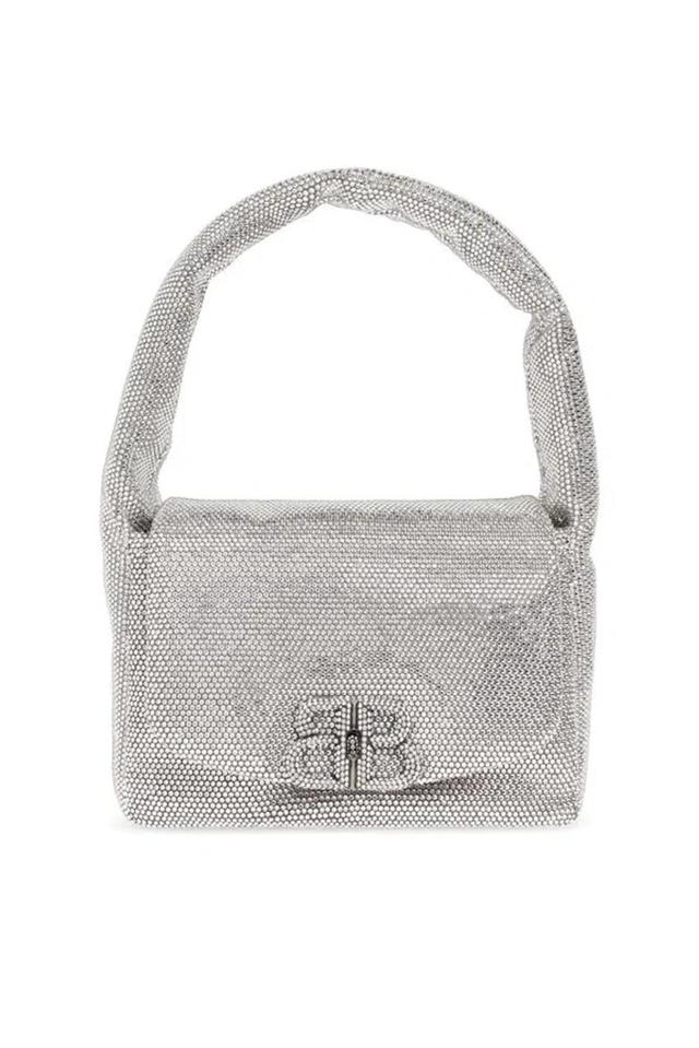 BALENCIAGA Monaco Small Sling Shoulder Bag In Grey Product Image