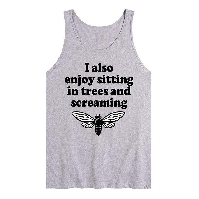 Mens Sitting In Trees Screaming Tank Top Product Image