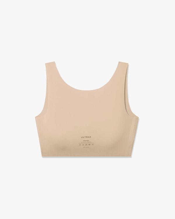 One-Size Wireless Silk Bra Product Image