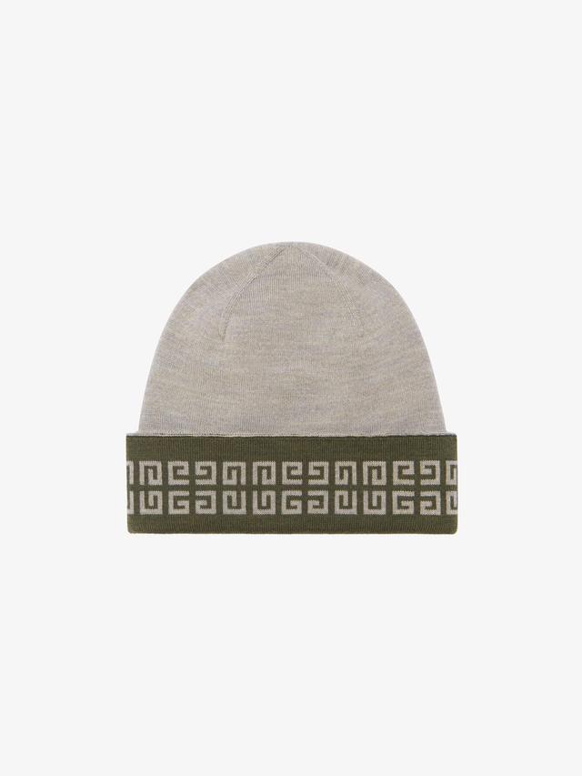 GIVENCHY 4G double sided beanie in wool Product Image