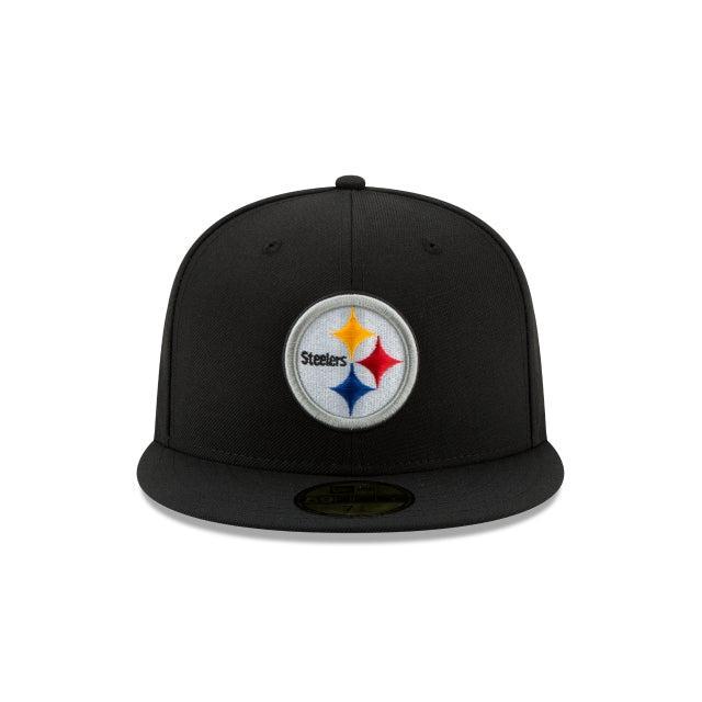 Pittsburgh Steelers Black 59FIFTY Fitted Hat Male Product Image