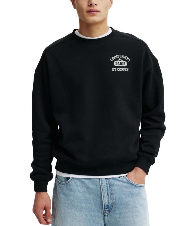 Cotton On Mens Box Fit Graphic Crew Sweater Product Image