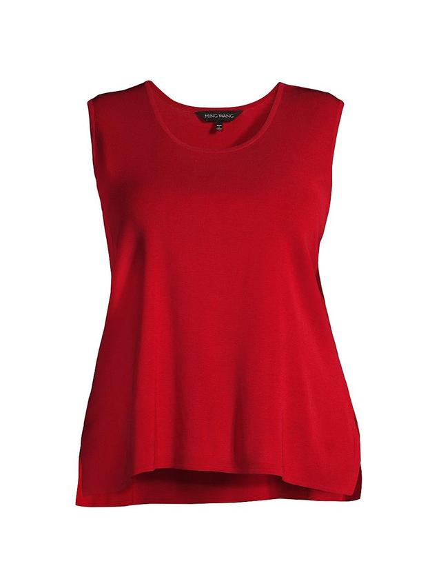 Womens Knit Scoopneck Tank Product Image