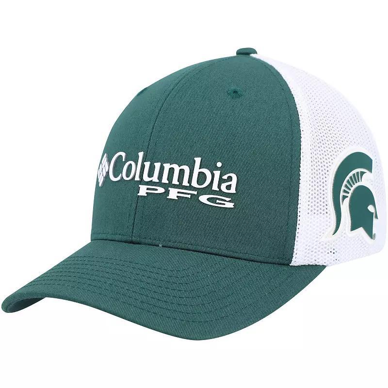 Mens Columbia /White Michigan State Spartans PFG Flex Hat Product Image