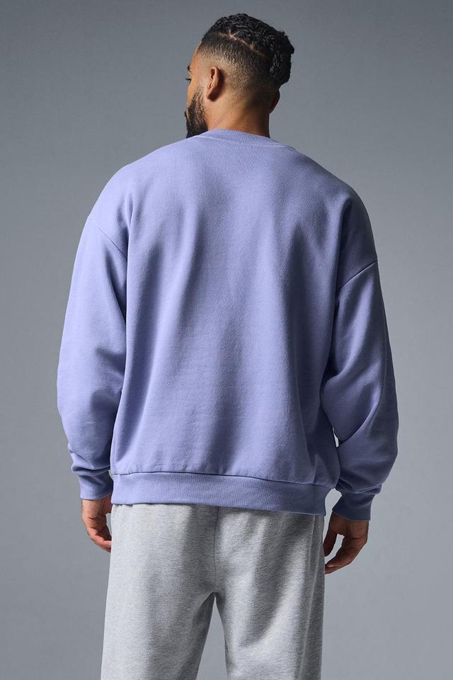 Accolade Crew Neck Pullover - Lilac Blue Male Product Image