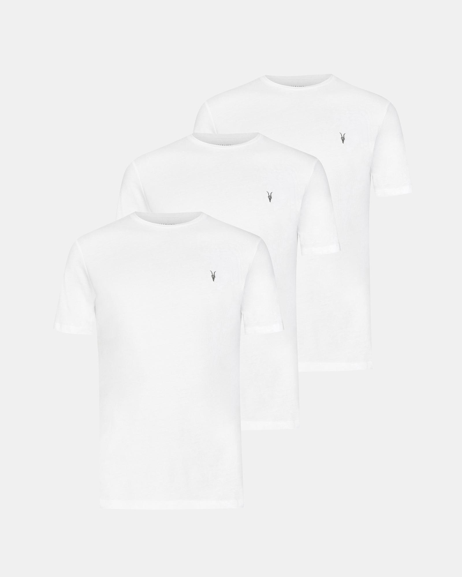 AllSaints Brace Brushed Cotton Crew T-Shirt 3 Pack Product Image