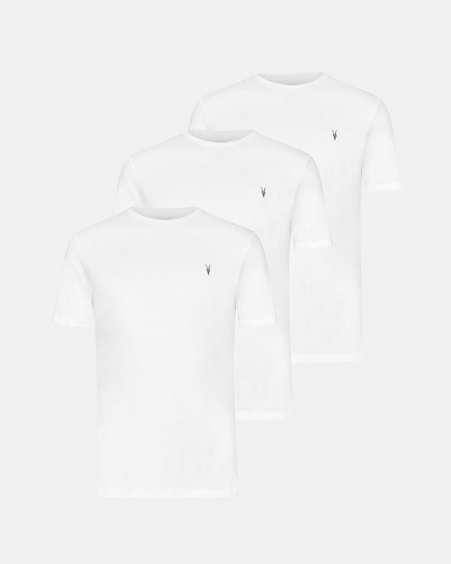 AllSaints Brace Brushed Cotton Crew T-Shirt 3 Pack Product Image