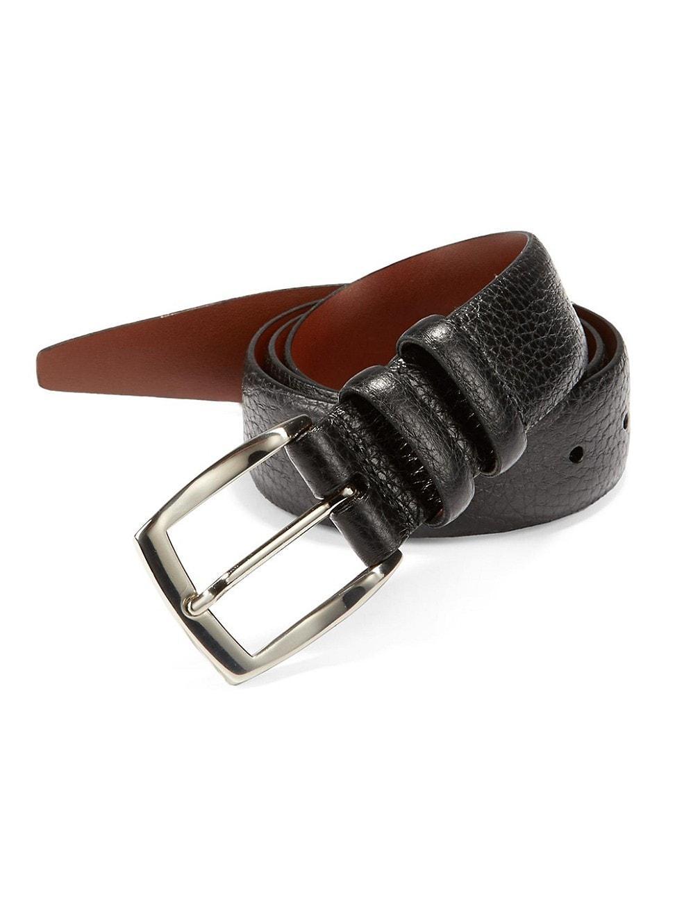 Mens COLLECTION Tumbled Leather Belt Product Image