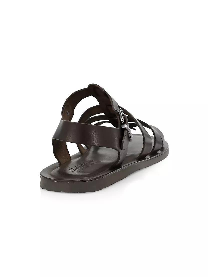 COLLECTION Strapped Leather Sandals Product Image