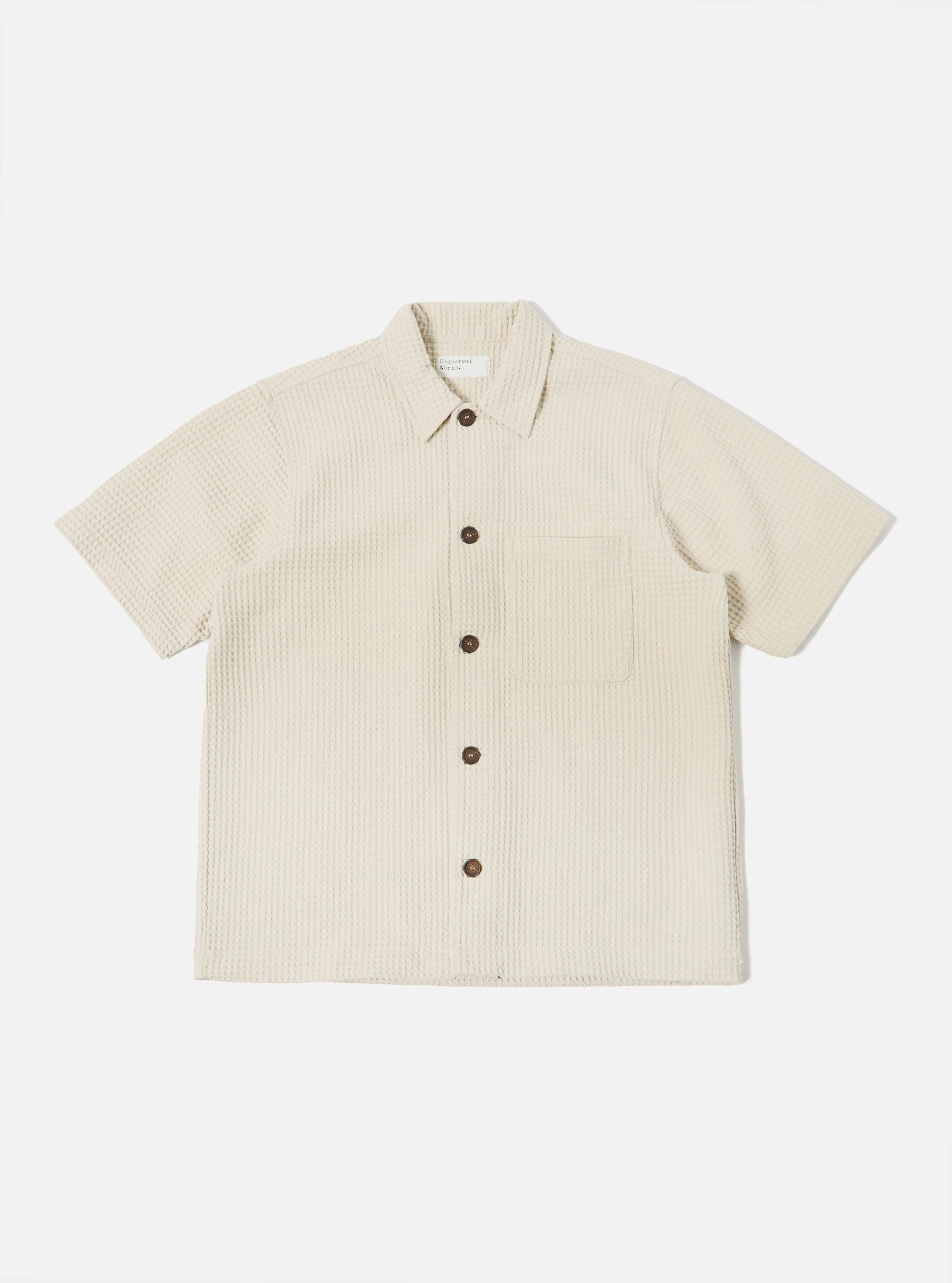 Universal Works Tech Overshirt in Driftwood Pike Waffle product image