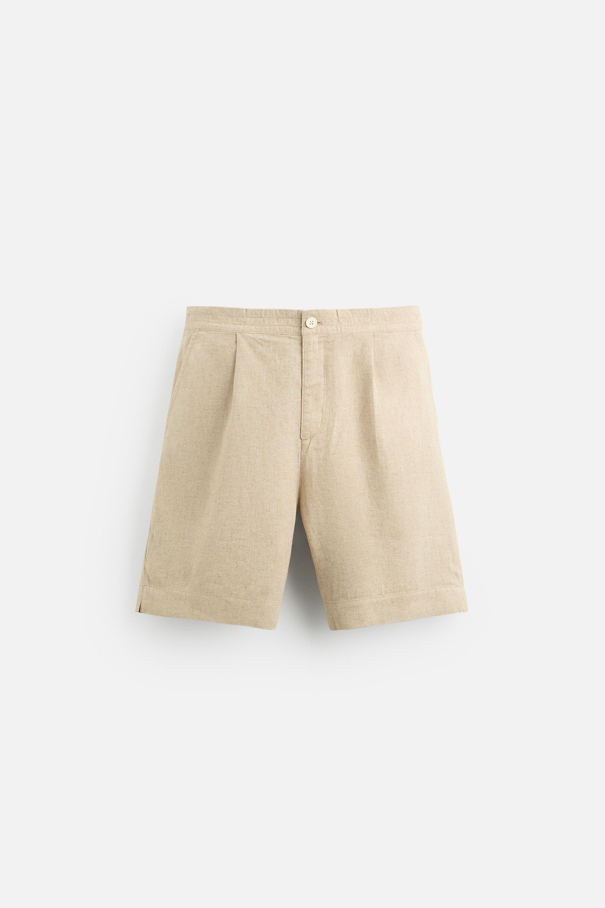 LINEN - VISCOSE SHORTS Product Image