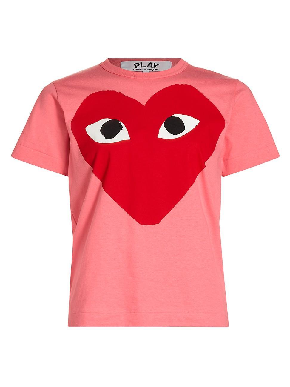 Womens Play Heart Logo T-Shirt Product Image