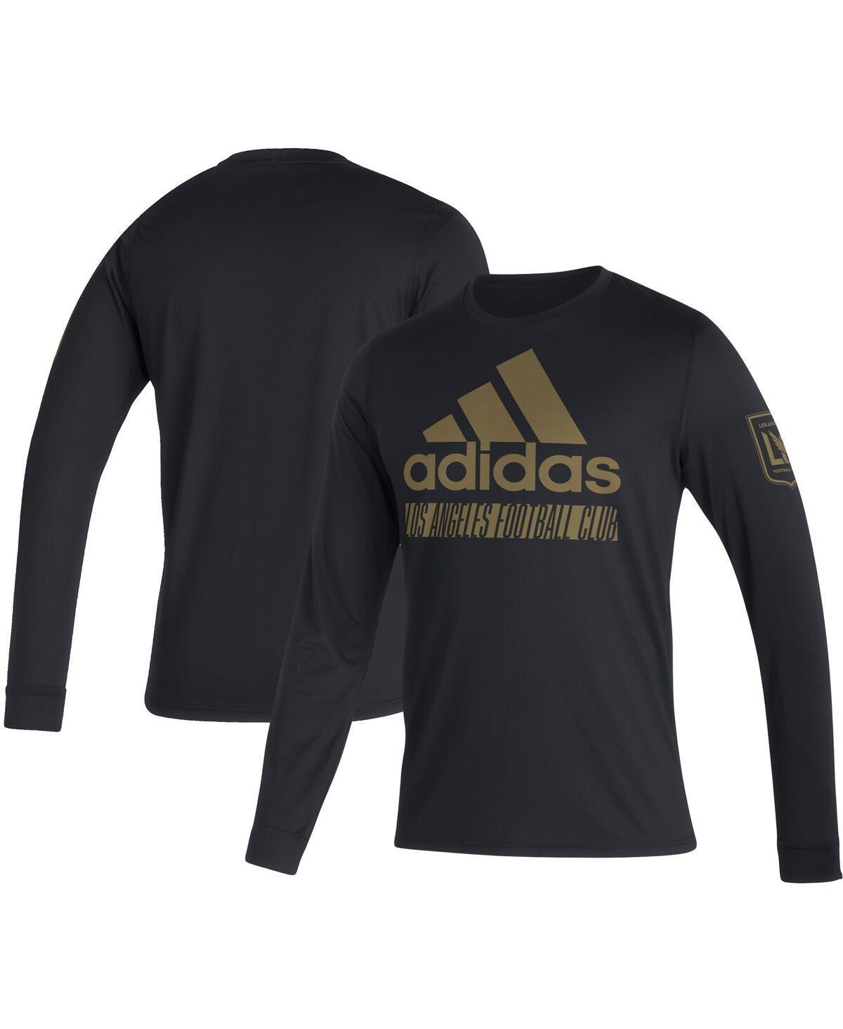 Mens adidas Black LAFC Vintage AEROREADY Long Sleeve T-Shirt Product Image