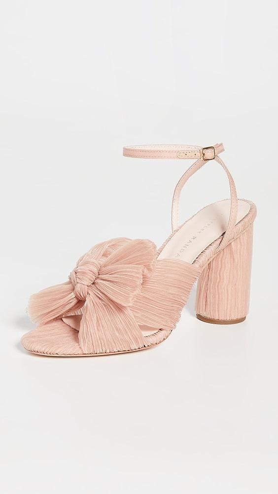 Loeffler Randall Camellia Pleated Bow Heel with Ankle Strap | Shopbop Product Image