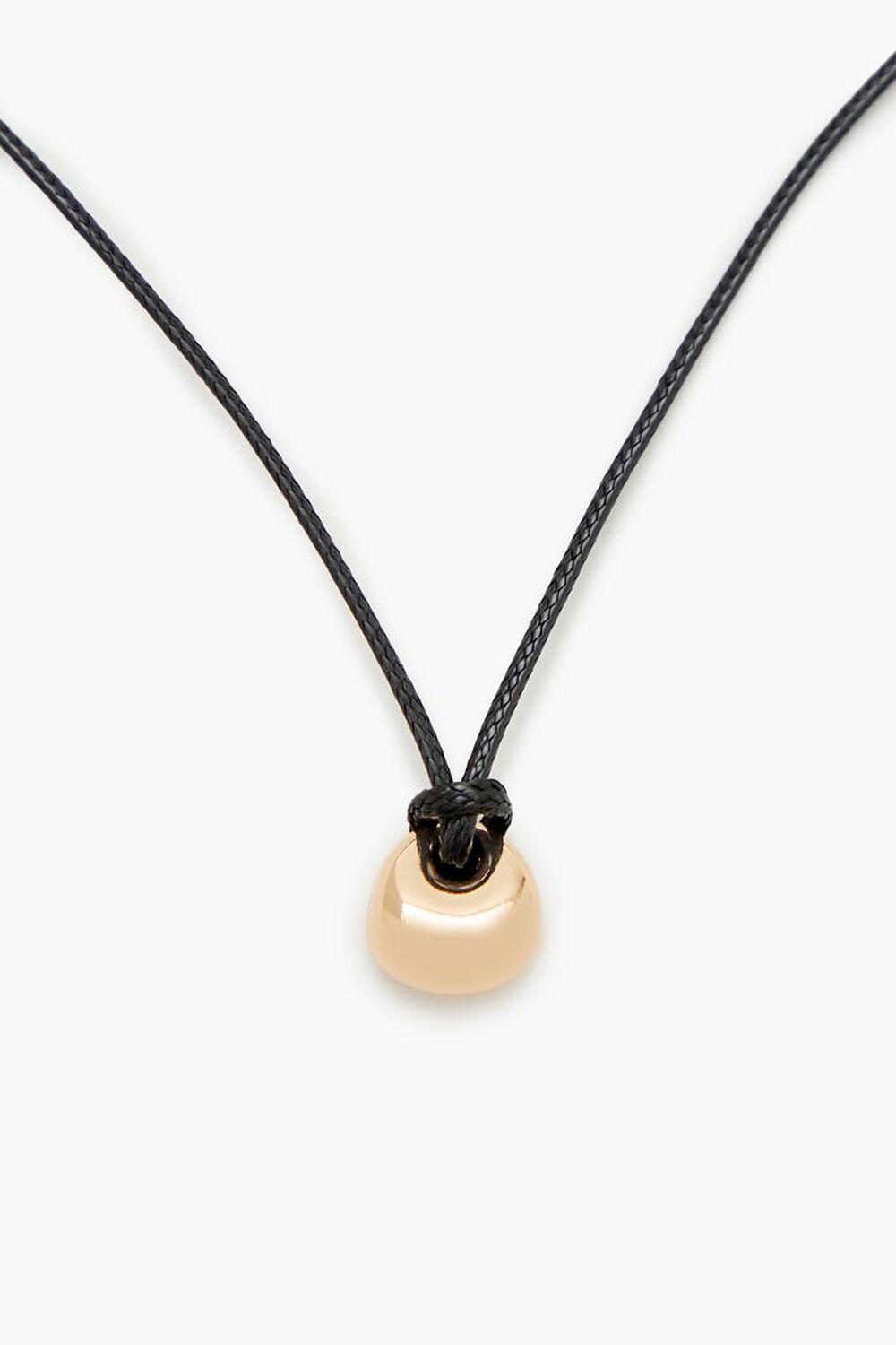 Round Pendant Cord Necklace | Forever 21 Product Image