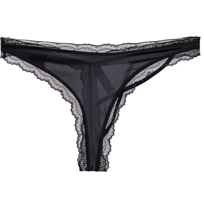 Plain Lace Thong Product Image