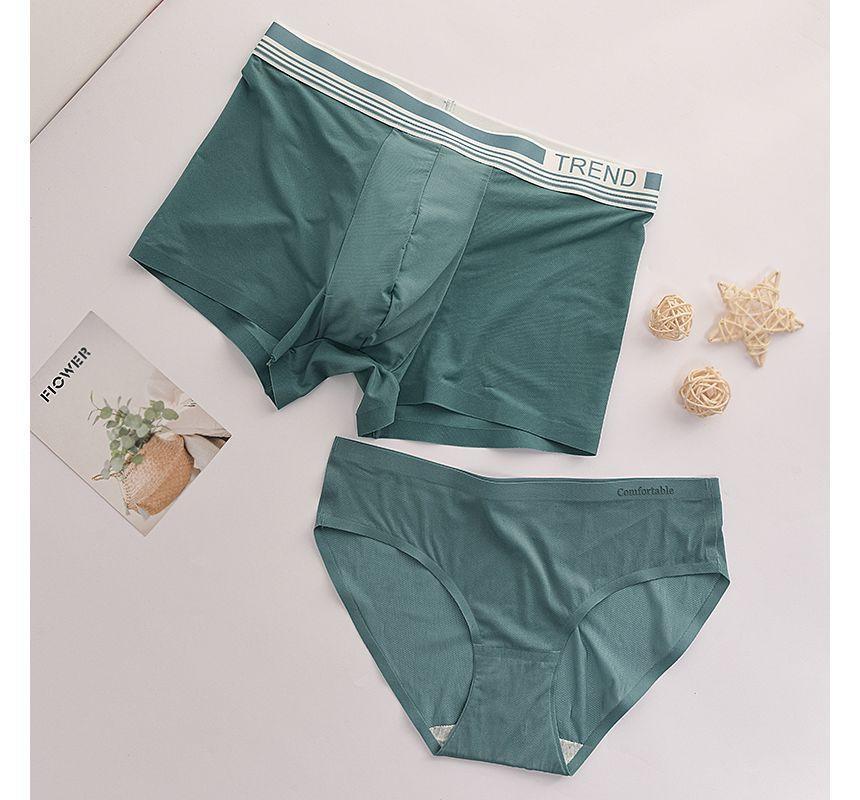 Couple Matching Set: Boxers + Panties Product Image